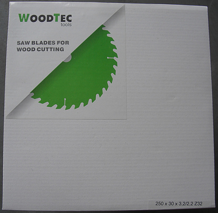 Пила дисковая Ø250 х 30 х 3,2/2,2 Z32 WZ WoodTec