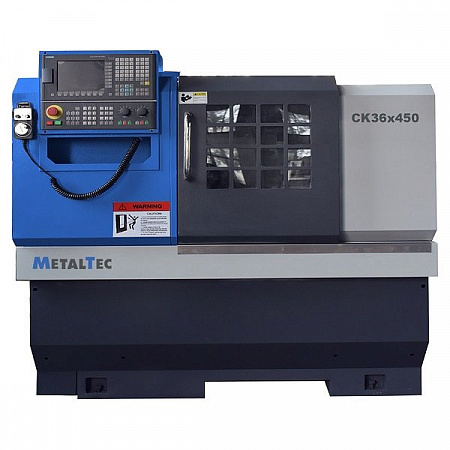 Токарный станок c ЧПУ с горизонтальной станиной MetalTec CK 36x450 купить в Новосибирске - rodan.ru
