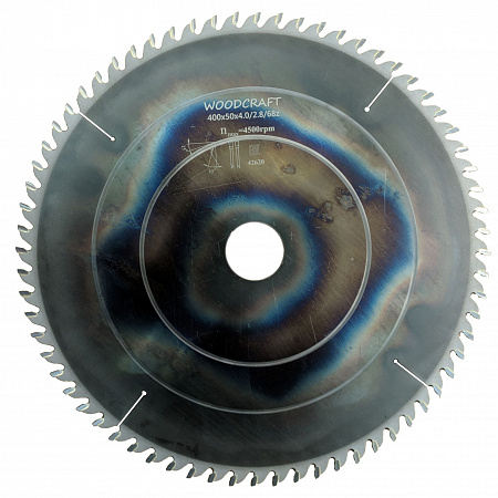 Пила дисковая Woodcraft 400x50, 2.8/4.0, 68 - rodan.ru