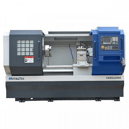 Токарный станок c ЧПУ с прямой станиной MetalTec CK 80x2000 купить в Новосибирске - rodan.ru