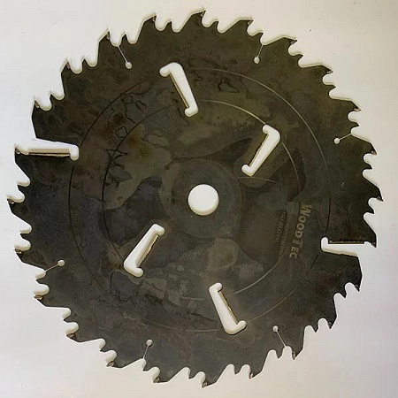 Пила дисковая Ø600 х 50 х 6,0/4,0 Z = (24 + 24) + 6 WoodTec