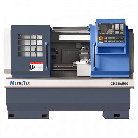 Токарный станок c ЧПУ с горизонтальной станиной MetalTec CK 36x500 купить в Новосибирске - rodan.ru
