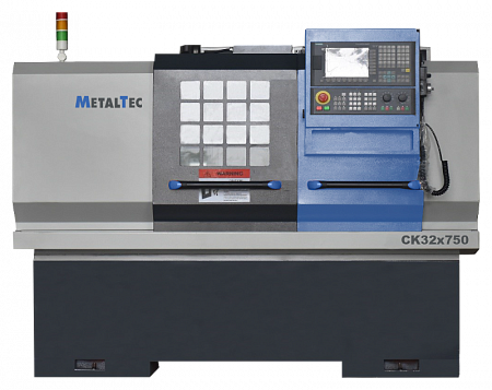 Токарный станок c ЧПУ с горизонтальной станиной MetalTec CK 32x750 купить в Новосибирске - rodan.ru