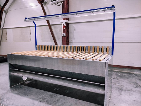 Вытяжной стол Корст VT 1510 с освещением и задней вытяжкой